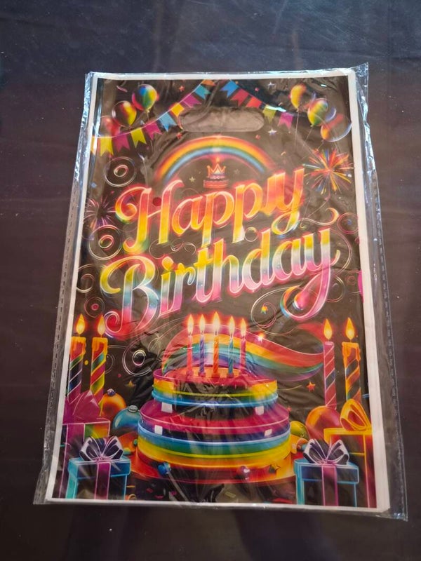 thema zakje happy birthday