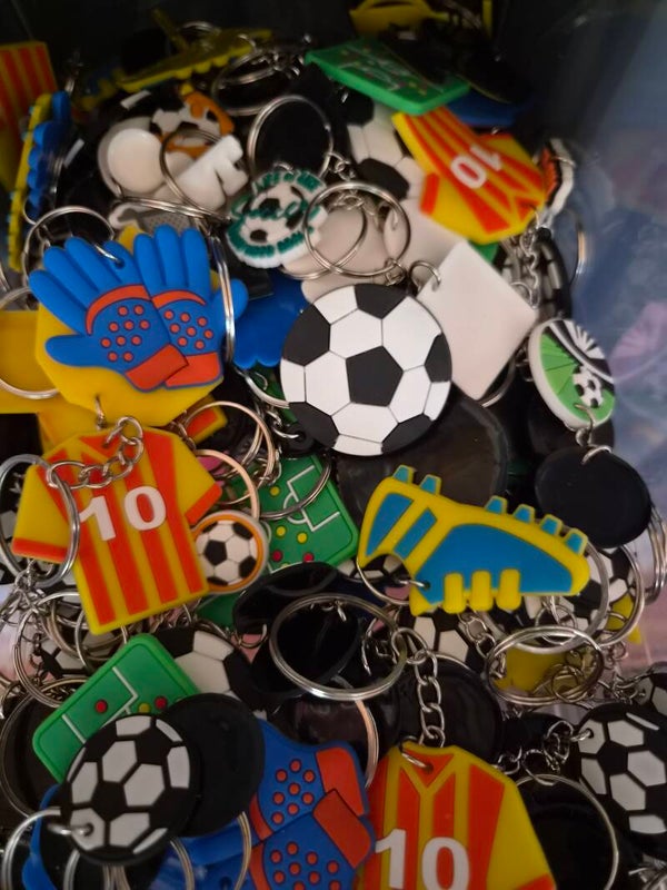 voetbal sleutelhangers