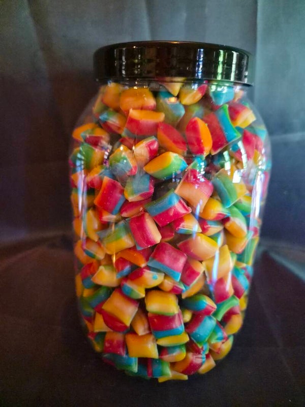 Regenboogkussentjes