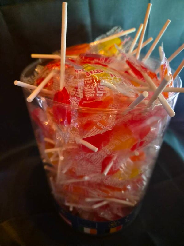 gekleurde lolly's