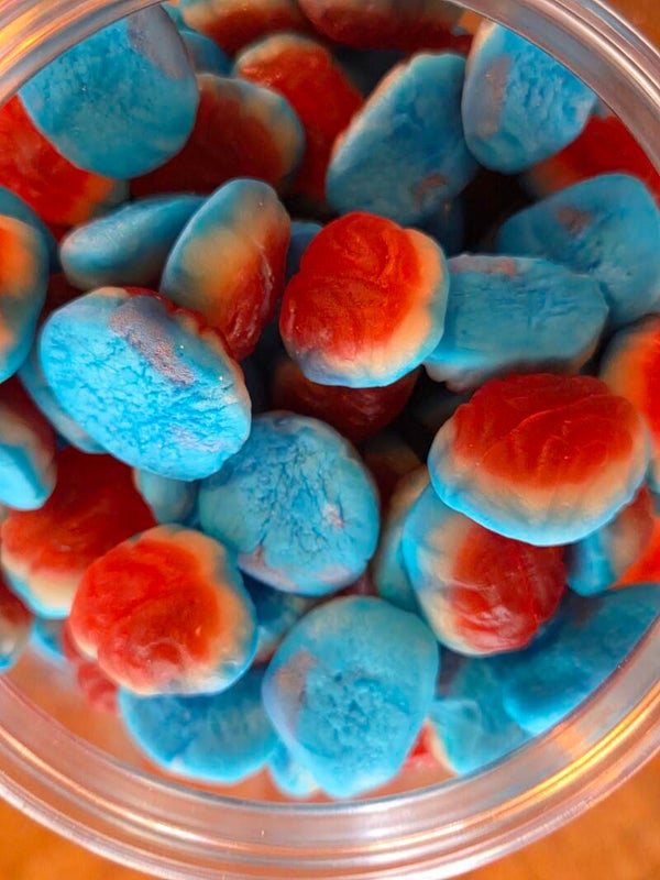 Jelly filled brains----Halal----