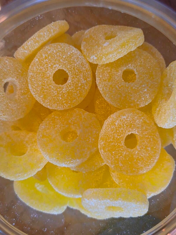 zure ananas schijven----Veggie----