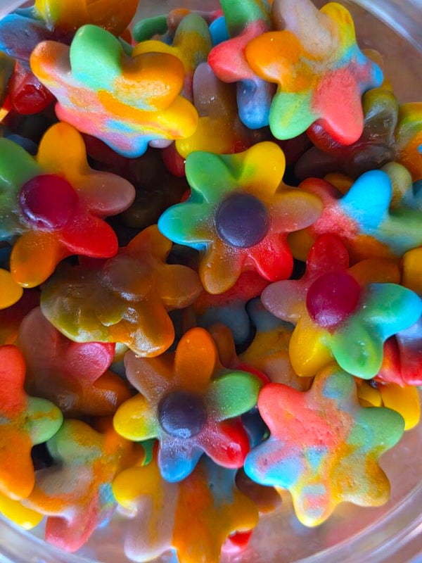 Regenboog bloemen----Halal----