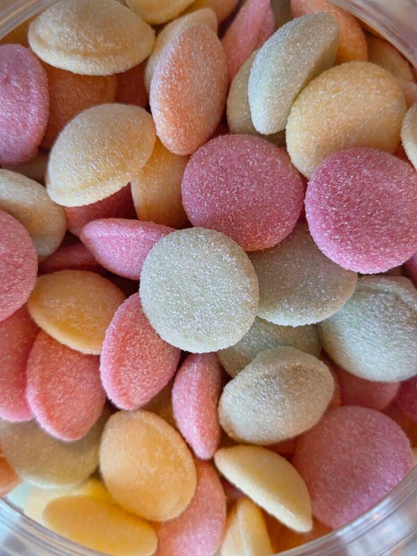Foam sour ufo chews----Veggie----