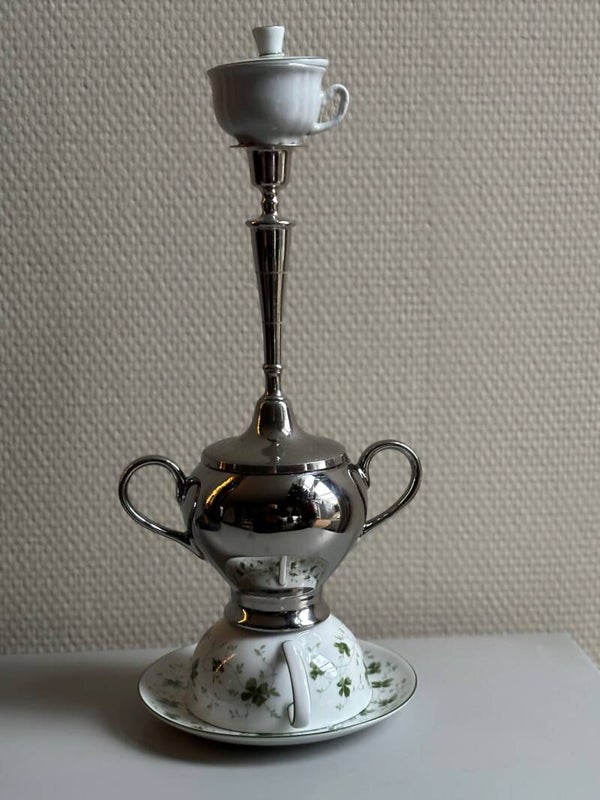 Kanderlaar groen/chrome (35 cm) (verkocht)