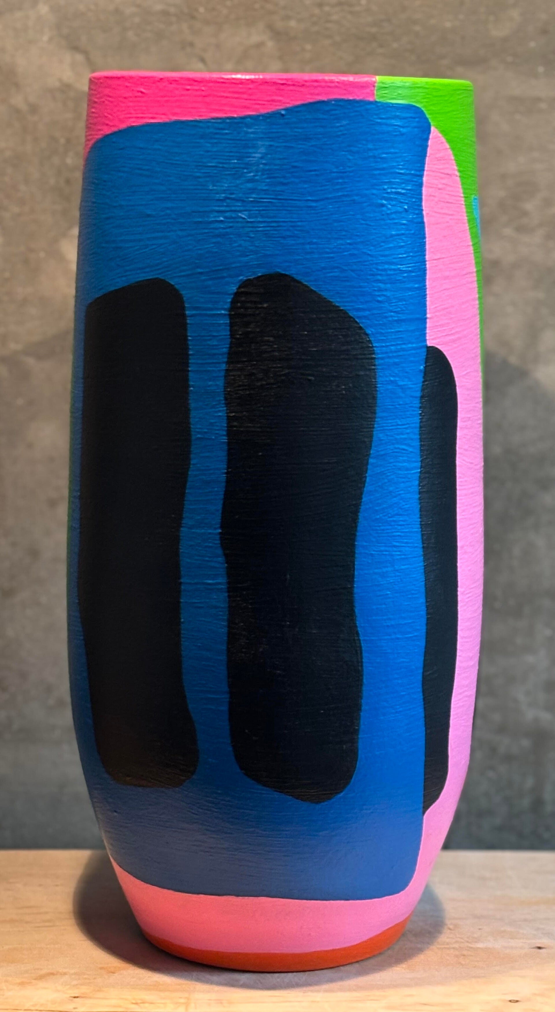 Vaas multicolor 40 cm. hoog