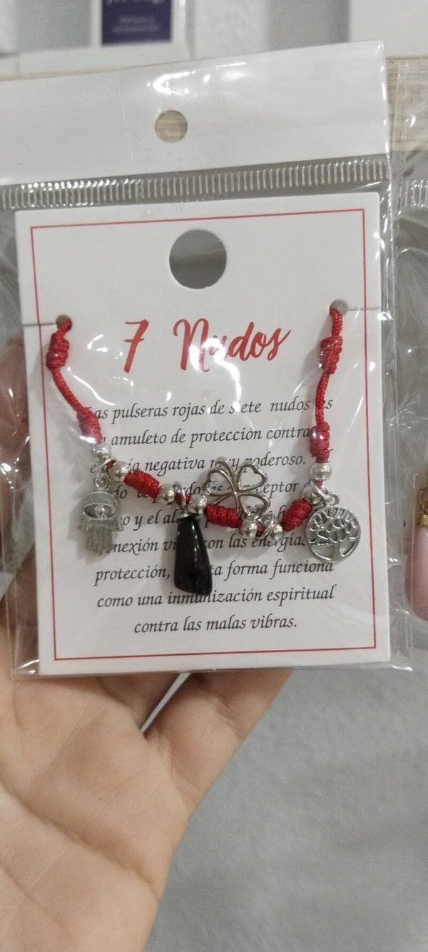 PULSERA 7 NUDOS CHARMS