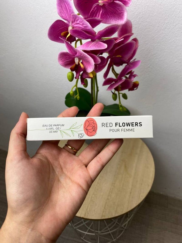 MINI TALLA DE PERFUME RED FLOWERS