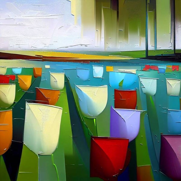 Abstract-Tulpen Divers 64