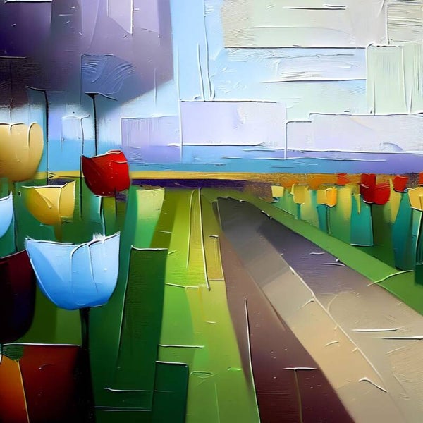 Abstract-Tulpen Divers 73