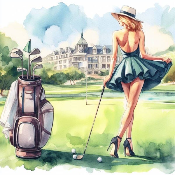 GOLF Kunst/illustraties Nr  483