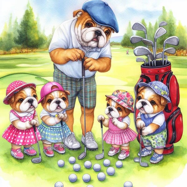 GOLF Kunst/illustraties Nr 671