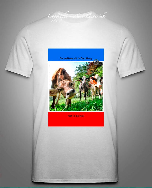 T-shirts. Boer & politiek. 76