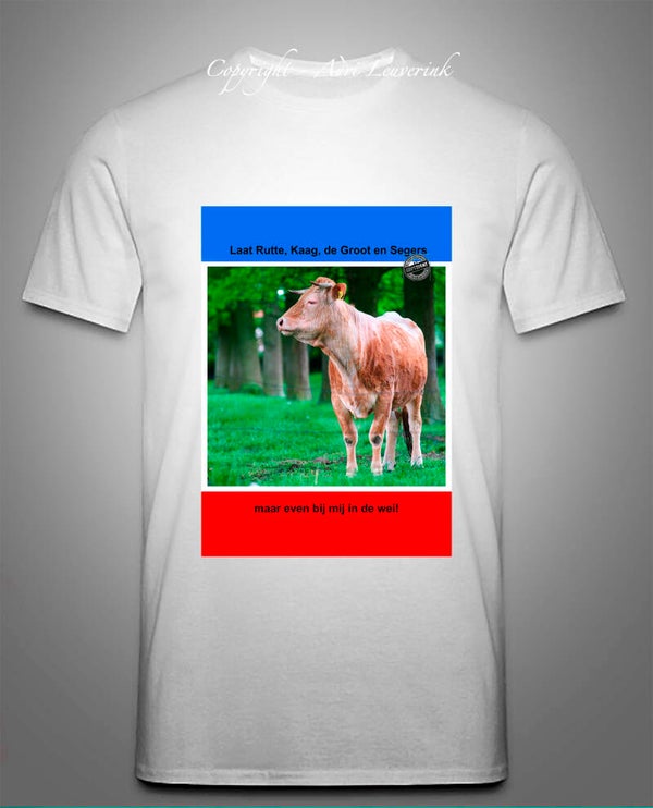 T-shirts. Boer & politiek. 78