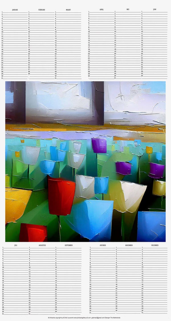 All in 1 - Tulp Abstract 93