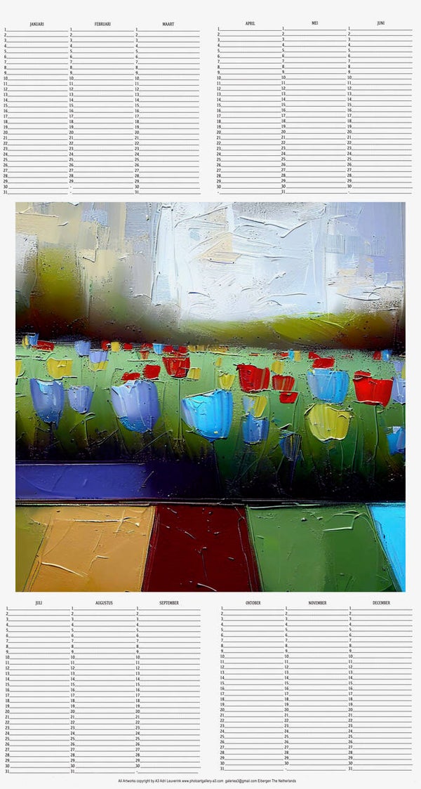 All in 1 - Tulp Abstract 136