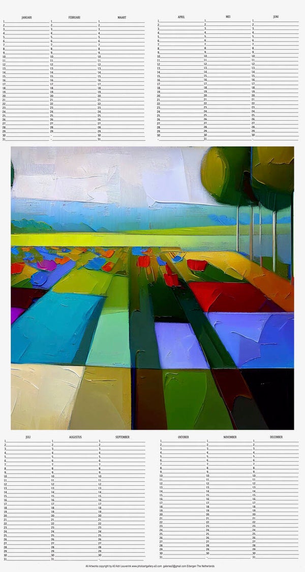 All in 1 - Tulp Abstract 175