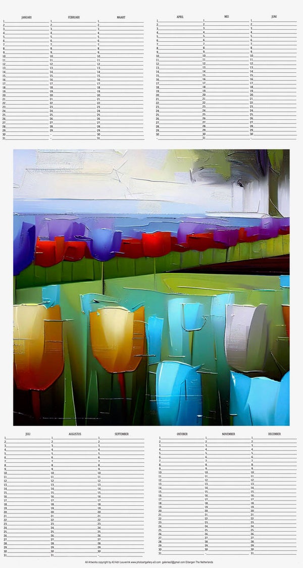 All in 1 - Tulp Abstract 54