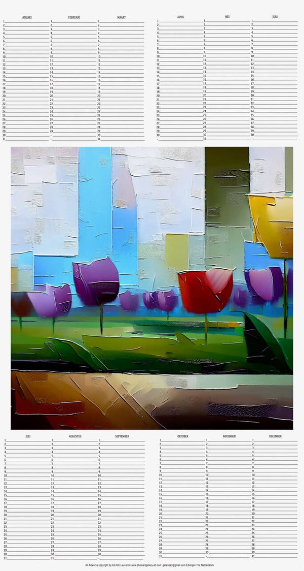 All in 1 - Tulp Abstract 68