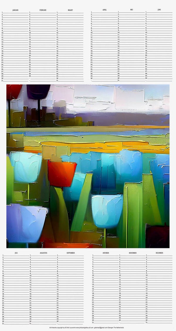 All in 1 - Tulp Abstract 74