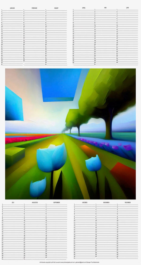 All in 1 - Tulp Abstract 75