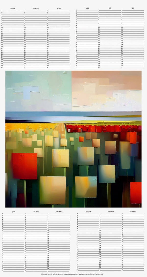 All in 1 - Tulp Abstract 8