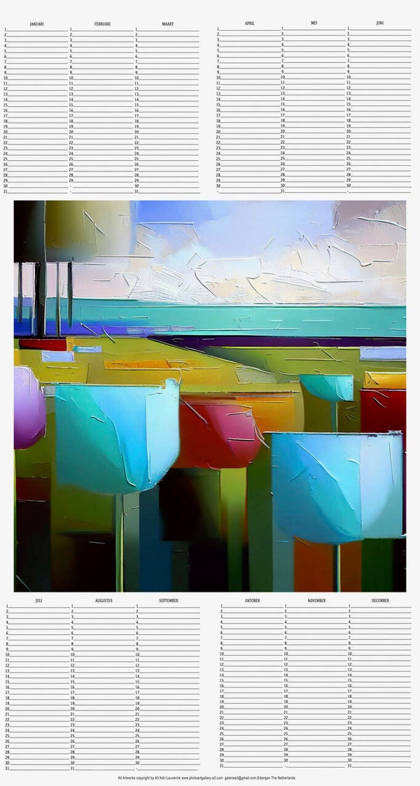 All in 1 - Tulp Abstract 84