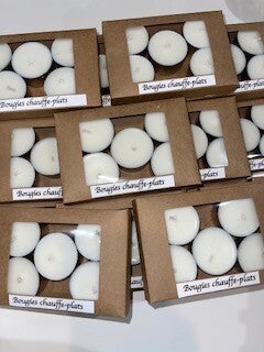 Bougie chauffe-plat – Cire végétale