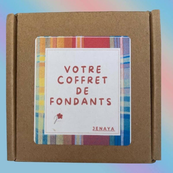 Coffret de 5 fondants parfumé.  Une invitation au voyage sensoriel