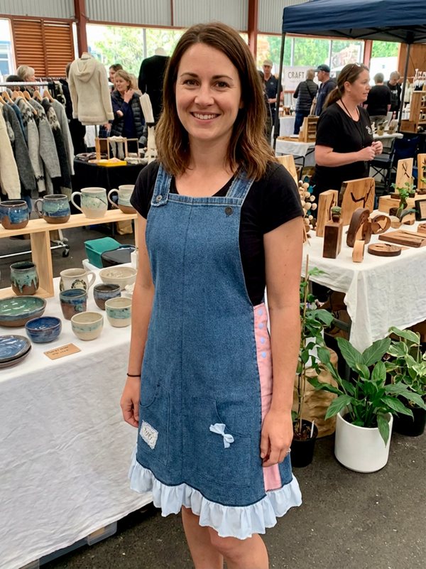 Denim Overall Dress