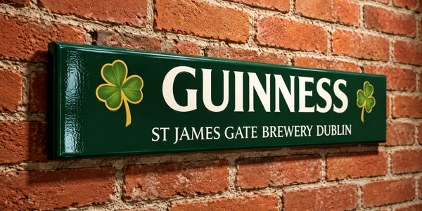 Guinness-Inspired Wooden Sign