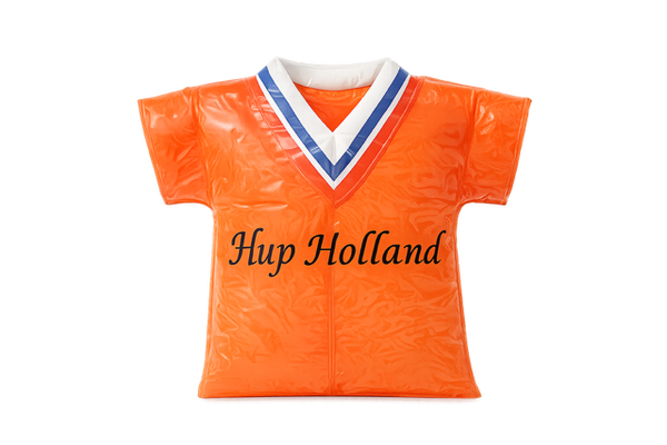 Opblaasbaar Oranje Shirt – Hup Holland! | De Oranje Fan