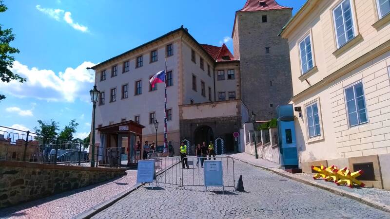 Controle bij de Praagse Burcht