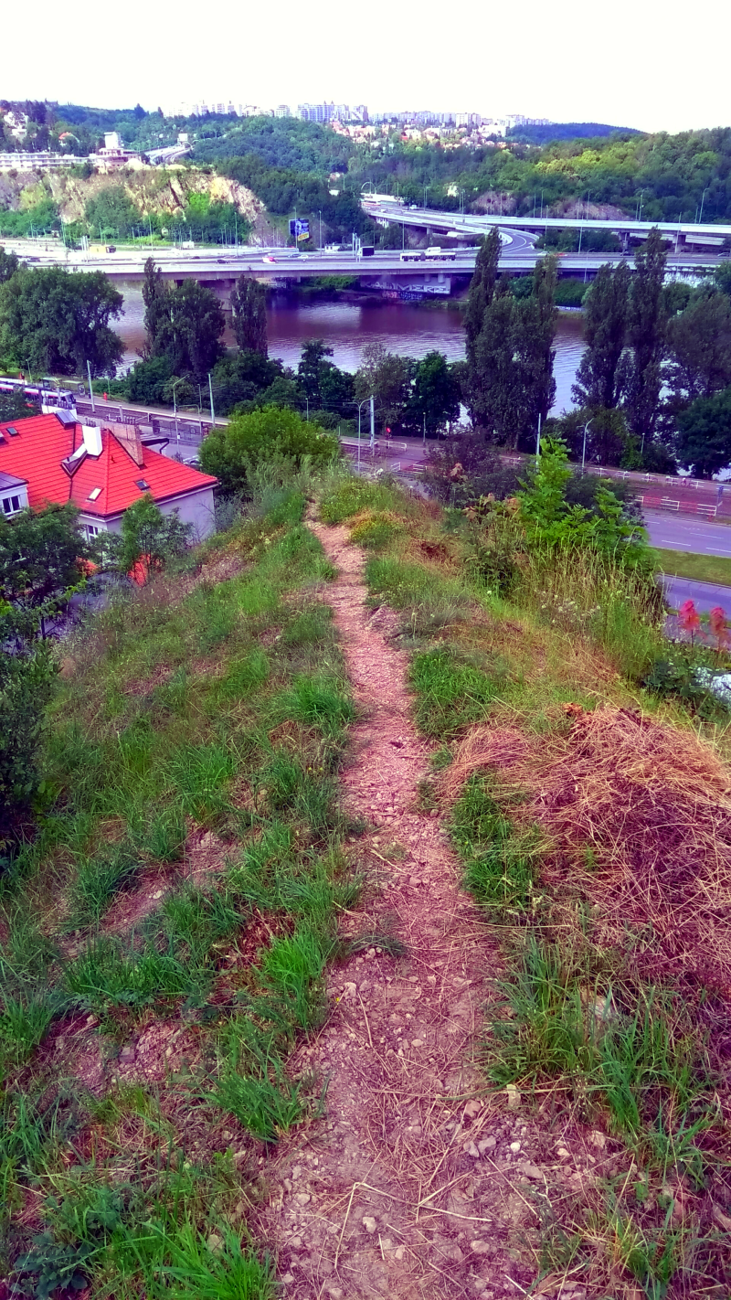 Branické skály in Praag