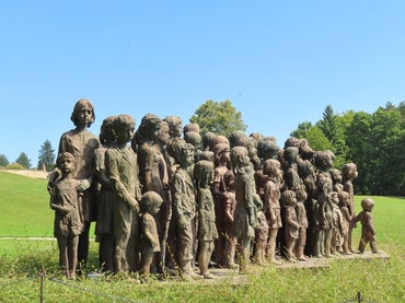 Monument voor de vermoorde kinderen in Lidice