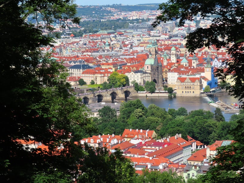 Petrin uitkijktoren in Praag
