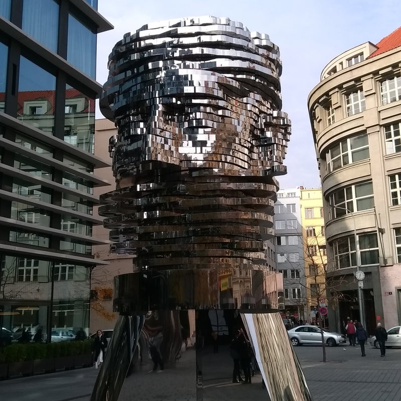 Het hoofd van Kafka verandert van stand