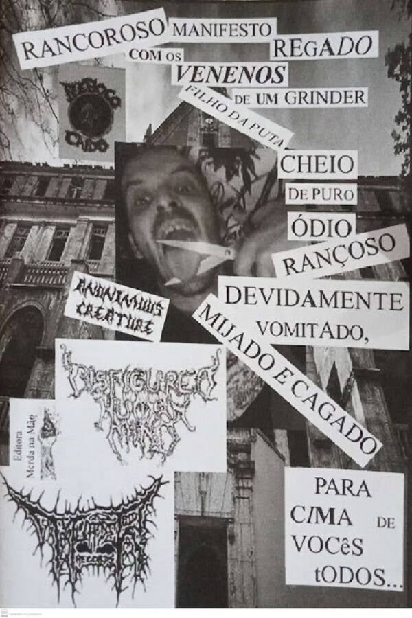 Rancoroso Manifesto Regado com os Venenos de um Grinder Filho da Puta Cheio de um Puro Ódio Rançoso Devidamente Vomitado, Mijado e Cagado Para Cima de Vocês Todos