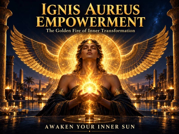 Ignis Aureus Empowerment — Awaken Your Inner Sun: A Golden Fire Initiation from the First Drop of Light to the Rites of Isis