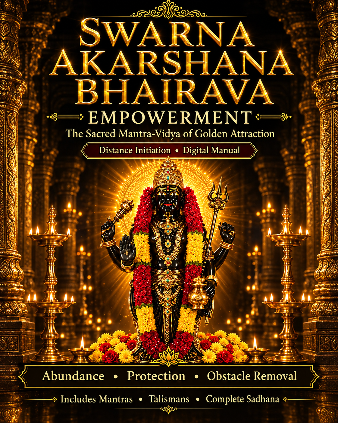 Swarna Akarshana Bhairava Empowerment — The Tantric Rite That Draws Gold and Dissolves Every Form of Lack