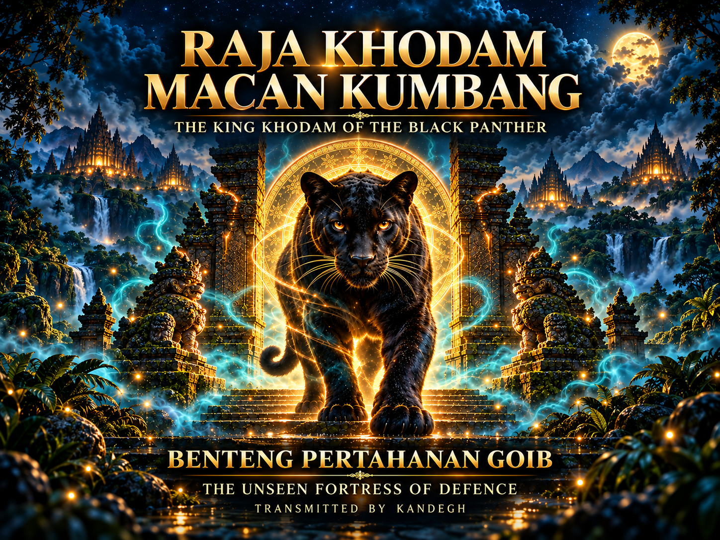 Raja Khodam Macan Kumbang — The Black Panther King Khodam, Guardian of the Unseen Fortress