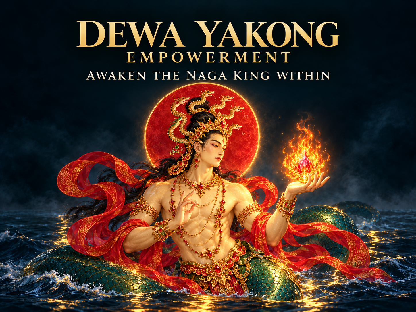Dewa Yakong Empowerment – Naga King Protection: Mirror That Returns What Is Sent, Answers in Dreams, Sea Yants & Dragon Words of Power