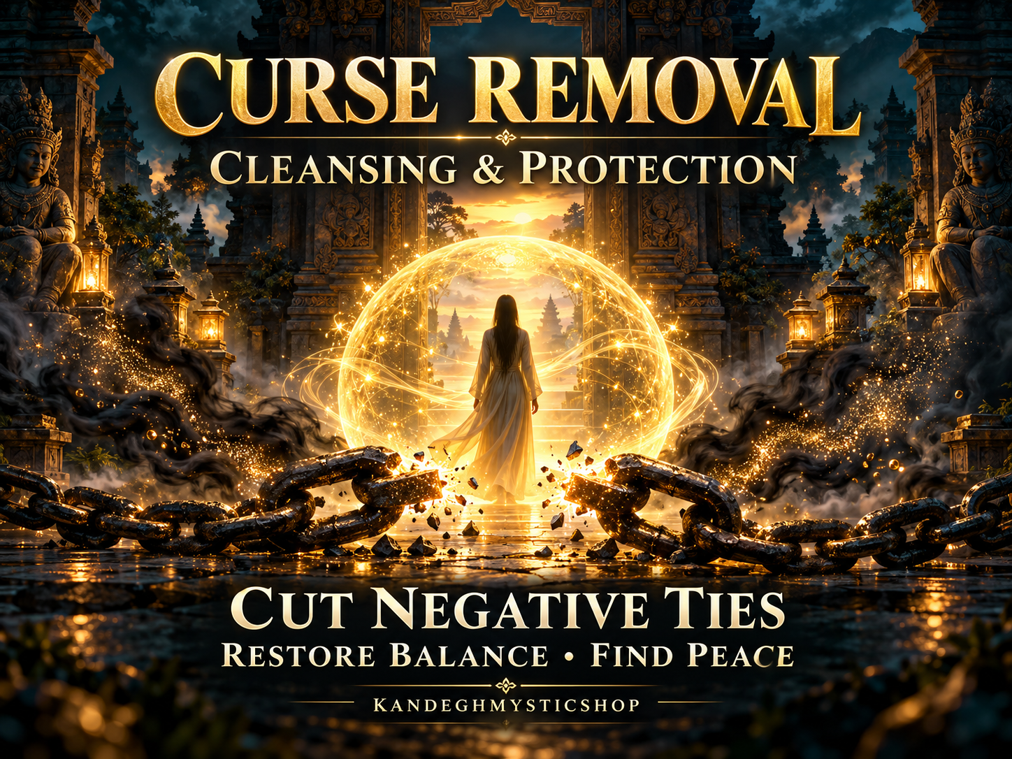 Curse & Black Magic Removal Ritual — Evil Eye, Hexes, Santet and Sorcery of Every Tradition: Link Cutting, Cleansing & Lasting Protection
