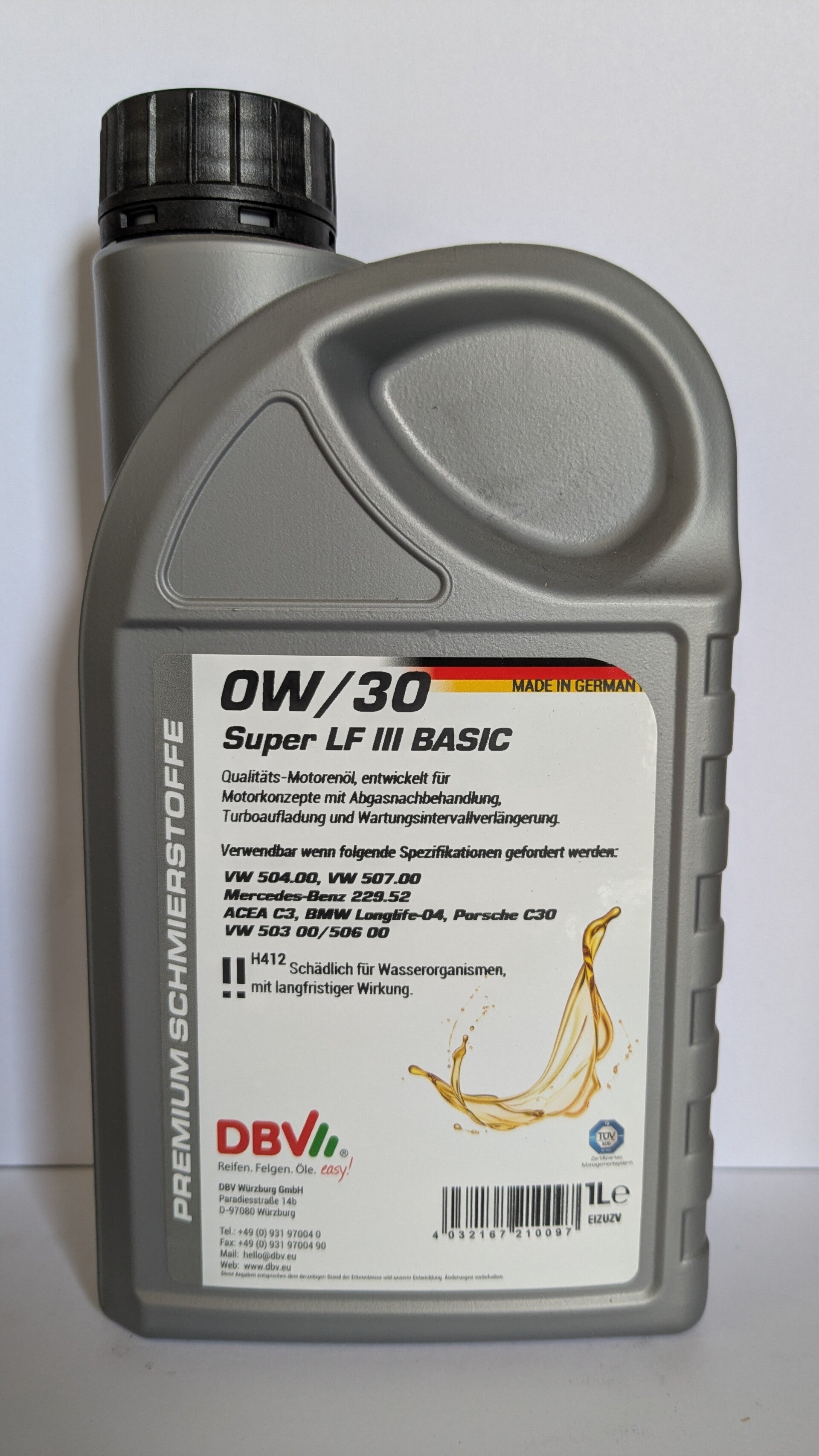 10 x 1Liter DBV 0W-30 SUPER-UNIVERSAL LONGLIFE III