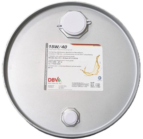 DBV 15W-40 DBV-GANZJAHRES-MOTORENÖL