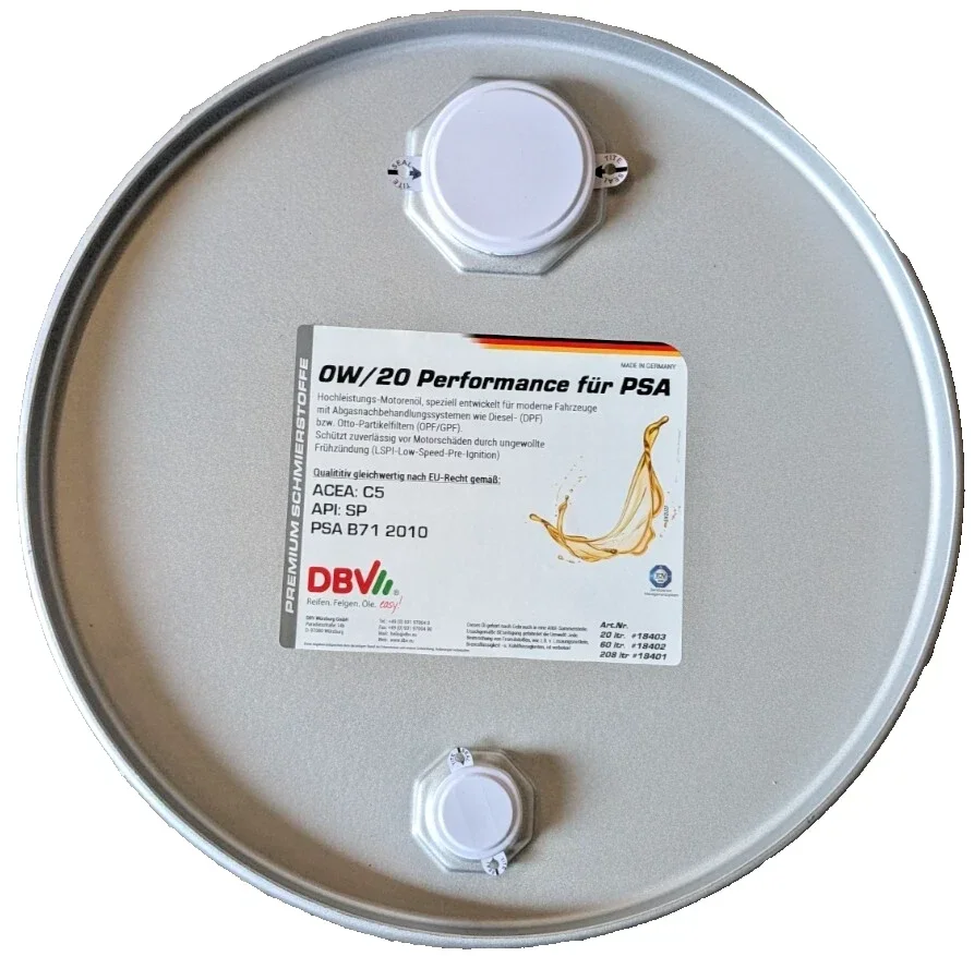 DBV 0W-20 PERFORMANCE FÜR PSA