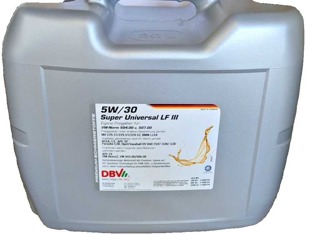 DBV 5W-30 Super Universal Longlife III