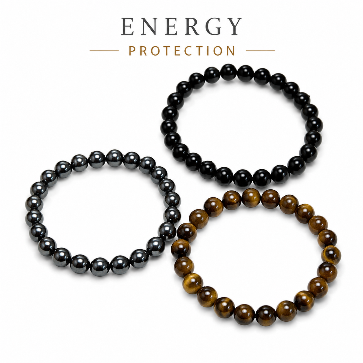Energy Protection Armbandjes (Set van 3) – Bescherming, Kracht & Positieve Energie