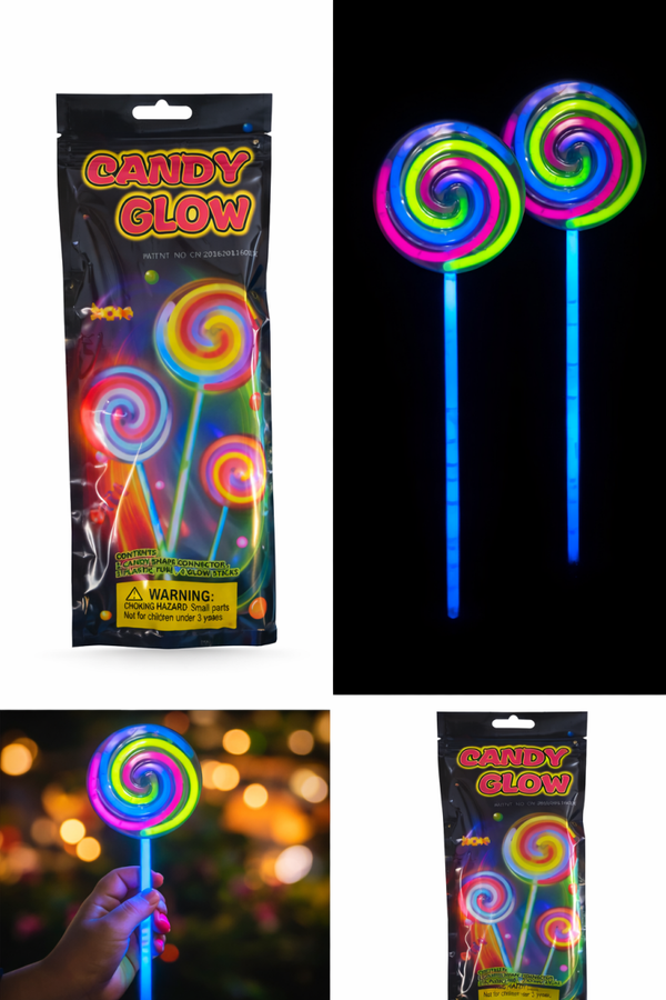 Candy Glow Lollipop – neon glow stick