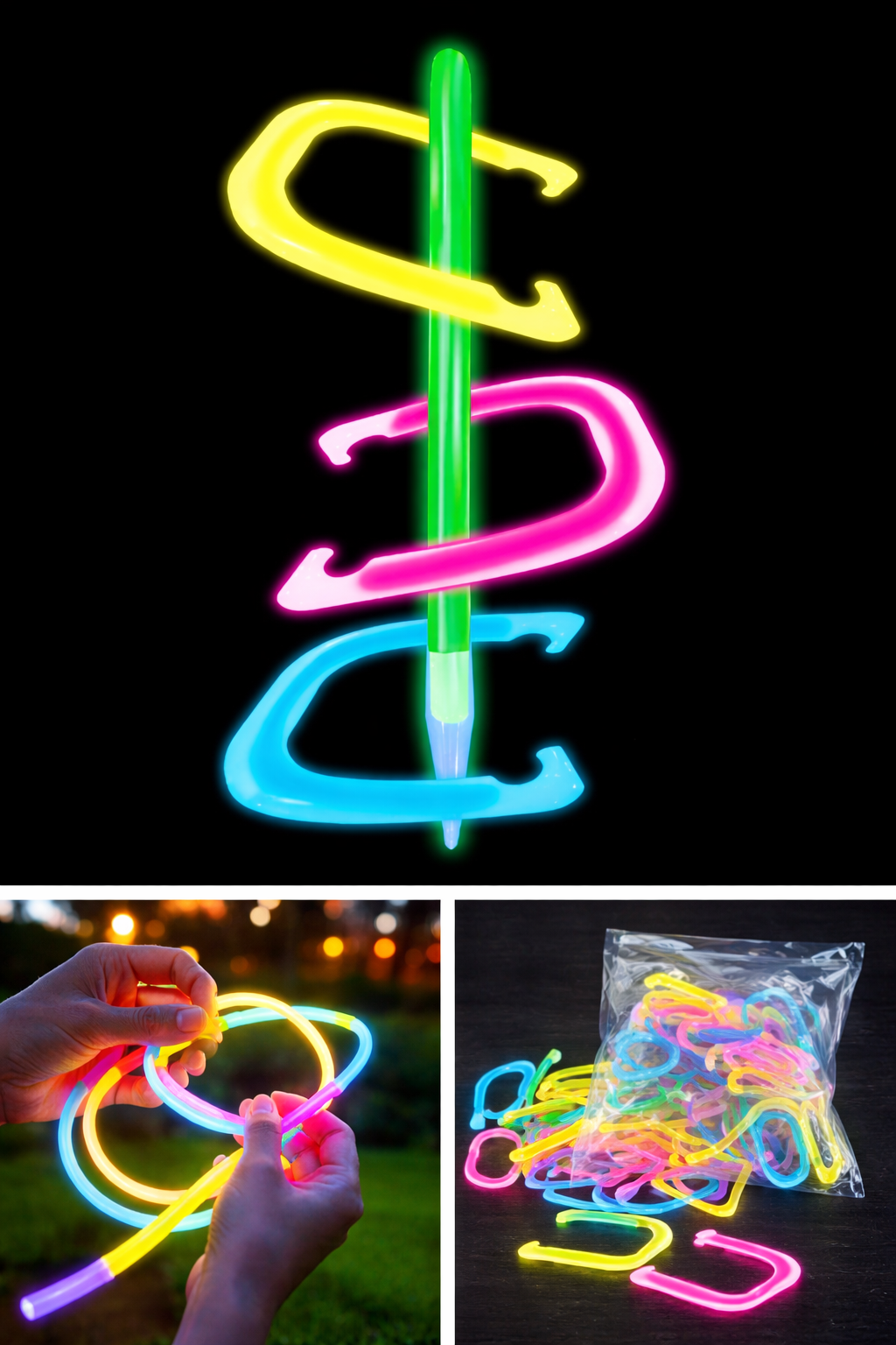 Glow Stick Hoefijzer Gooien – lichtgevend spel voor jong & oud